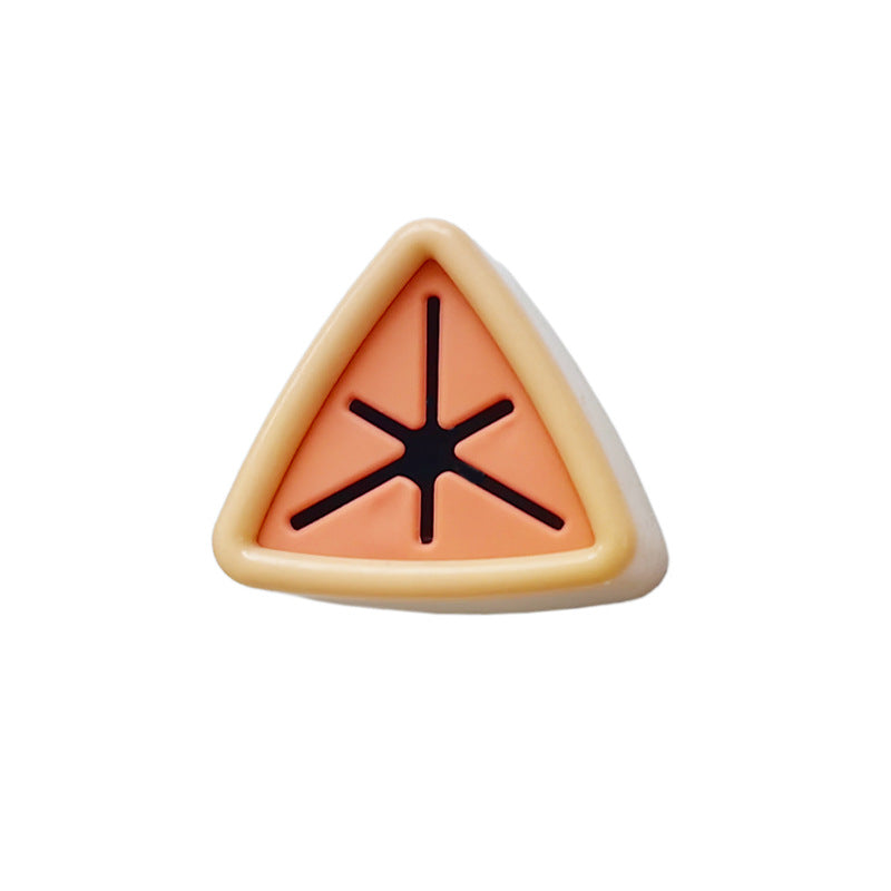 Pink Triangle Push-In Towel Holder